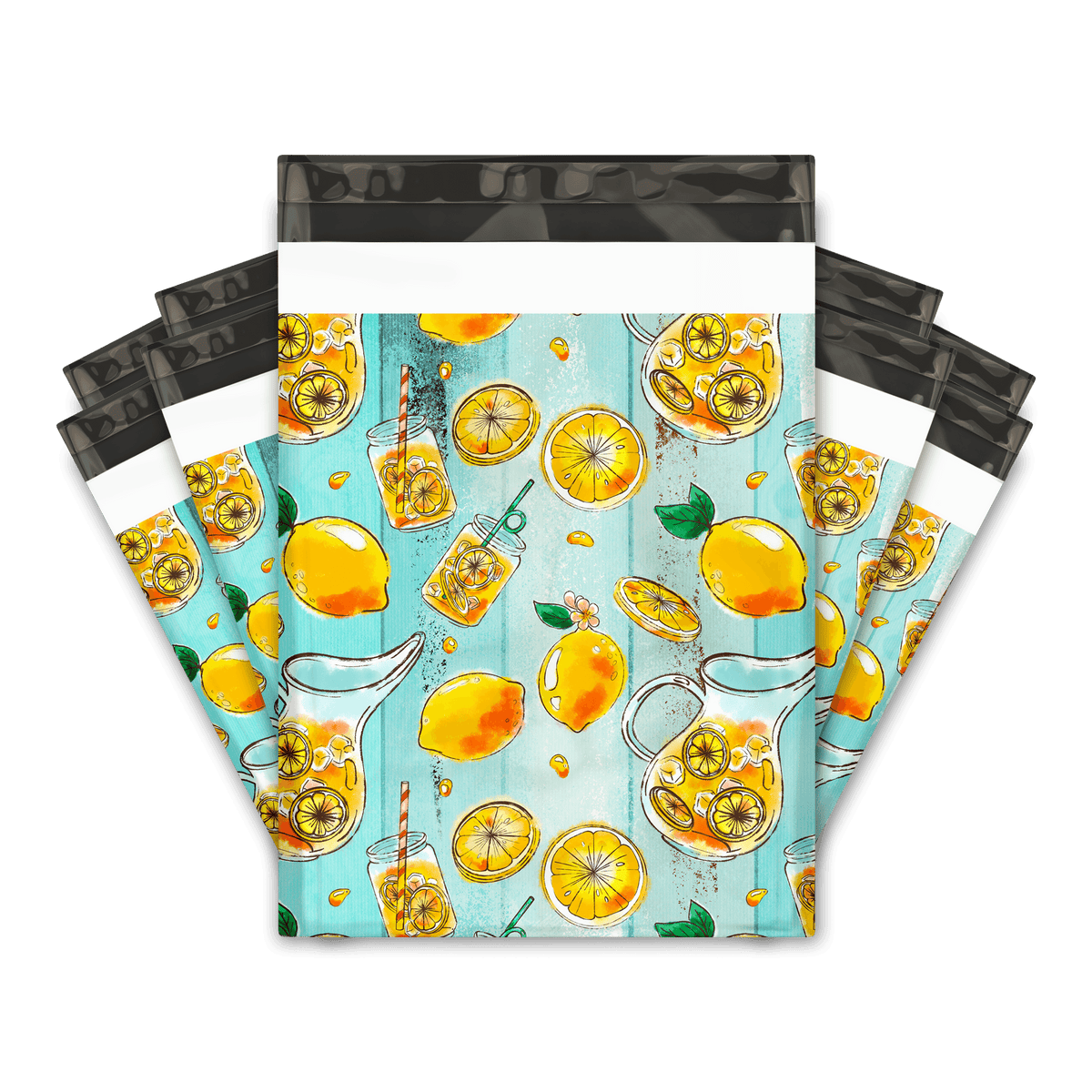 Lemonade Designer Poly Mailers Shipping Envelopes Premium Printed Bags