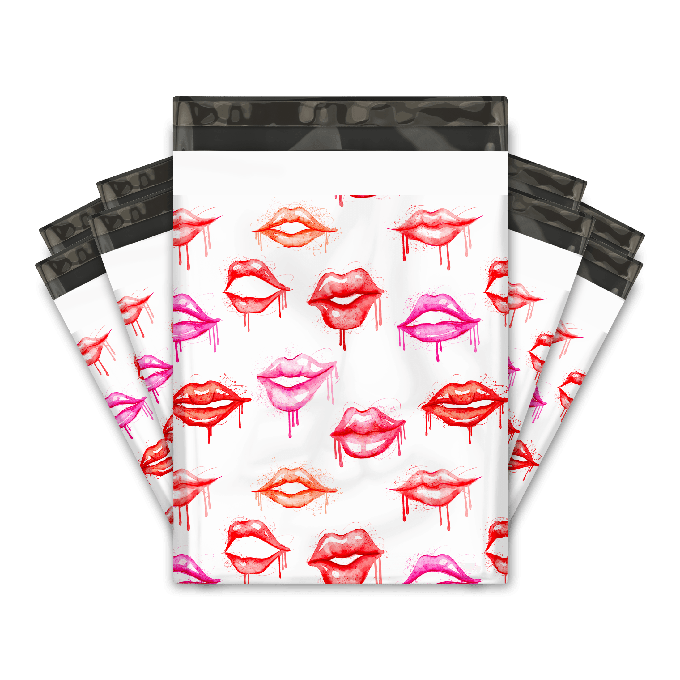 Lips and Valentine's Day Poly mailer shipping bag Pro supply Global
