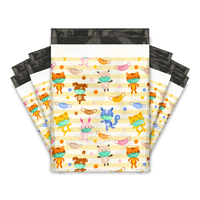 Masked Animals Poly Mailers Shipping Envelopes Premium Printed Bags