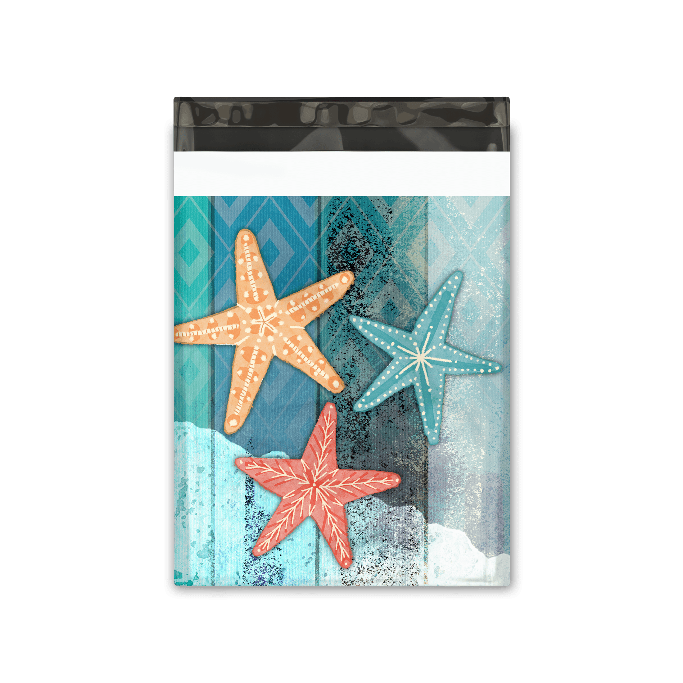 10x13 Starfish Poly Mailers Shipping Envelopes Premium Printed Bags - Pro Supply Global