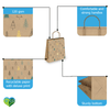 Fir Trees Kraft Gift Bags Mixed Size Set - Pro Supply Global