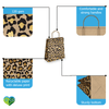 Leopard Prints Kraft Gift Bags (10.5x8x4.5 inches) - Pro Supply Global