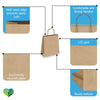 Brown Kraft Bags 8x4.5x10.5 inch - Pro Supply Global