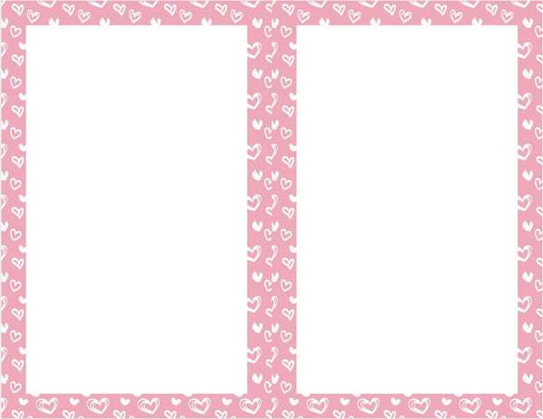 Pink Hearts Packaging Labels Pro Supply Global