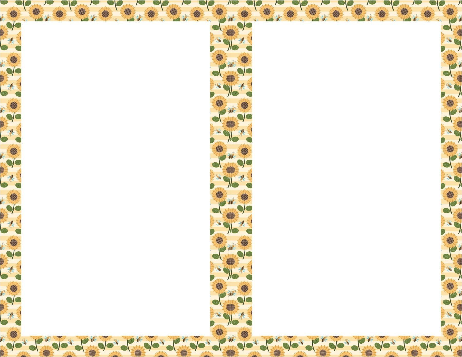 Sunflower and Bees Designer Labels Pro Supply Global