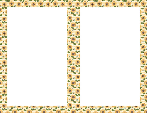 Sunflower and Bees Designer Labels Pro Supply Global