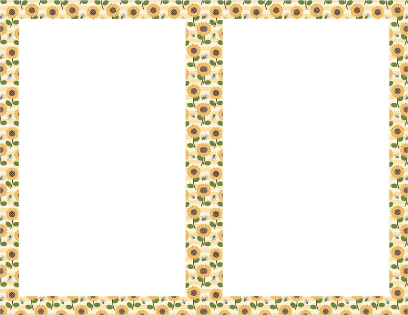 Sunflower and Bees Designer Labels Pro Supply Global