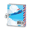 Value Packs of Kids Airplane Diary w/Lock, Stickers & Activities (Single, 10, 20 or 100 ct) - Pro Supply Global