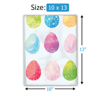 10x13 Easter Egg Designer Poly Mailers Shipping Envelopes Premium Printed Bags - Pro Supply Global