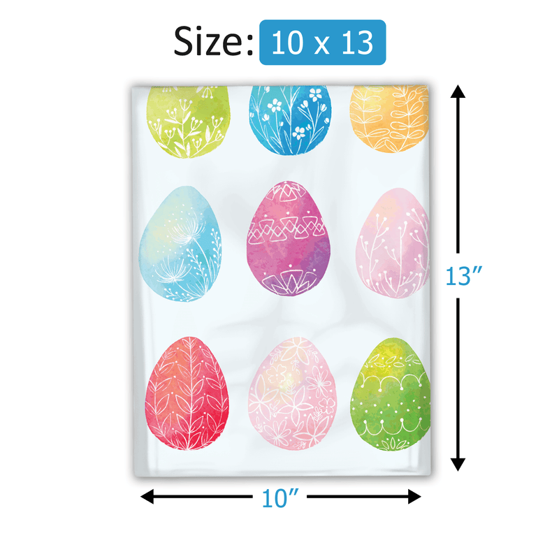 10x13 Easter Egg Designer Poly Mailers Shipping Envelopes Premium Printed Bags - Pro Supply Global