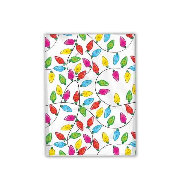 12x15" Christmas Lights Designer Poly Mailers Shipping Envelopes Premium Printed Bags - Pro Supply Global