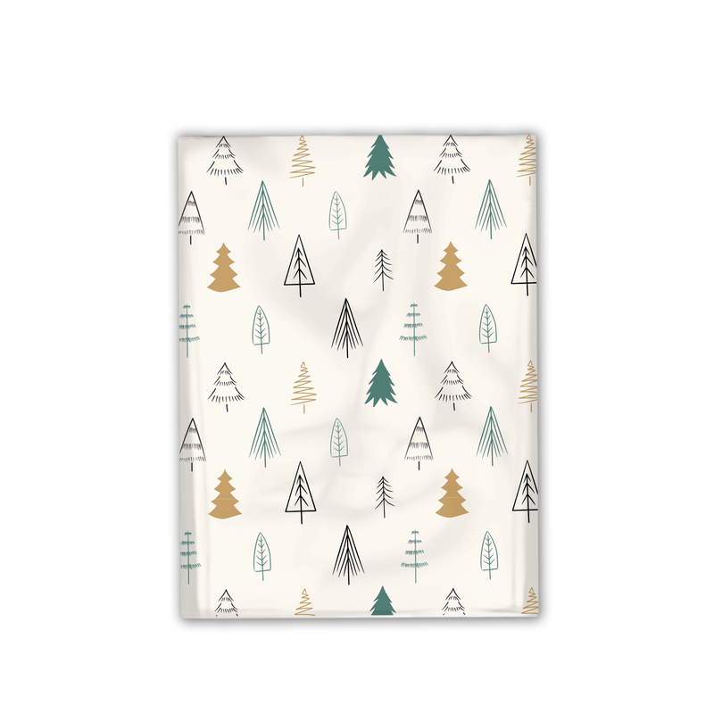 12x15" Fir Trees Designer Poly Mailers Shipping Envelopes Premium Printed Bags - Pro Supply Global