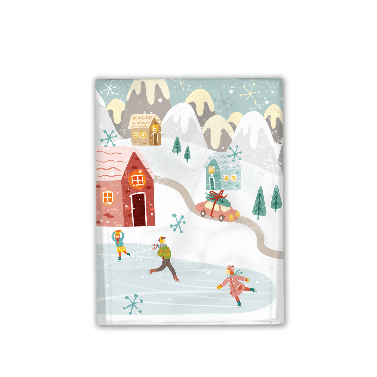 10x13 Winter Village Designer Poly Mailers Shipping Envelopes Premium Printed Bags - Pro Supply Global