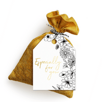 Black and White Floral Gift Tags - Pro Supply Global