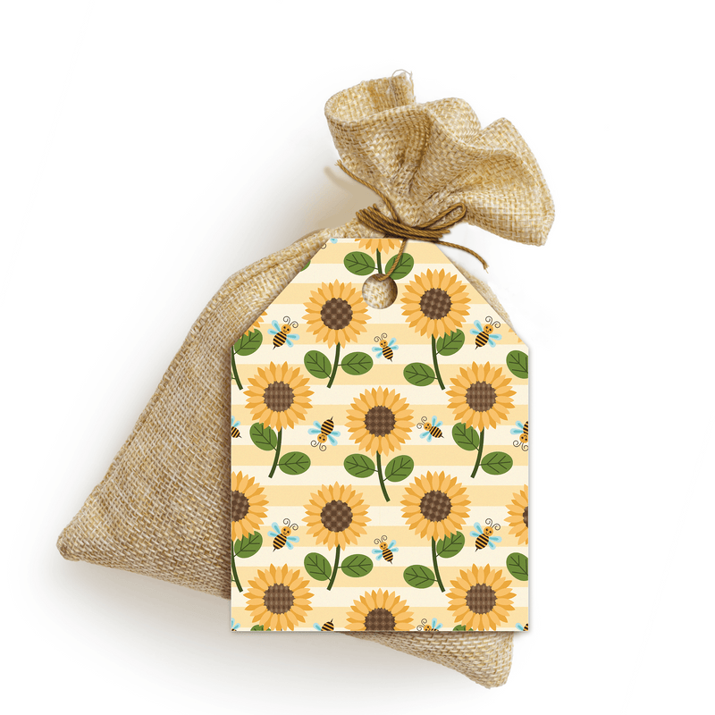 Sunflower and Bees Gift Tags - Pro Supply Global