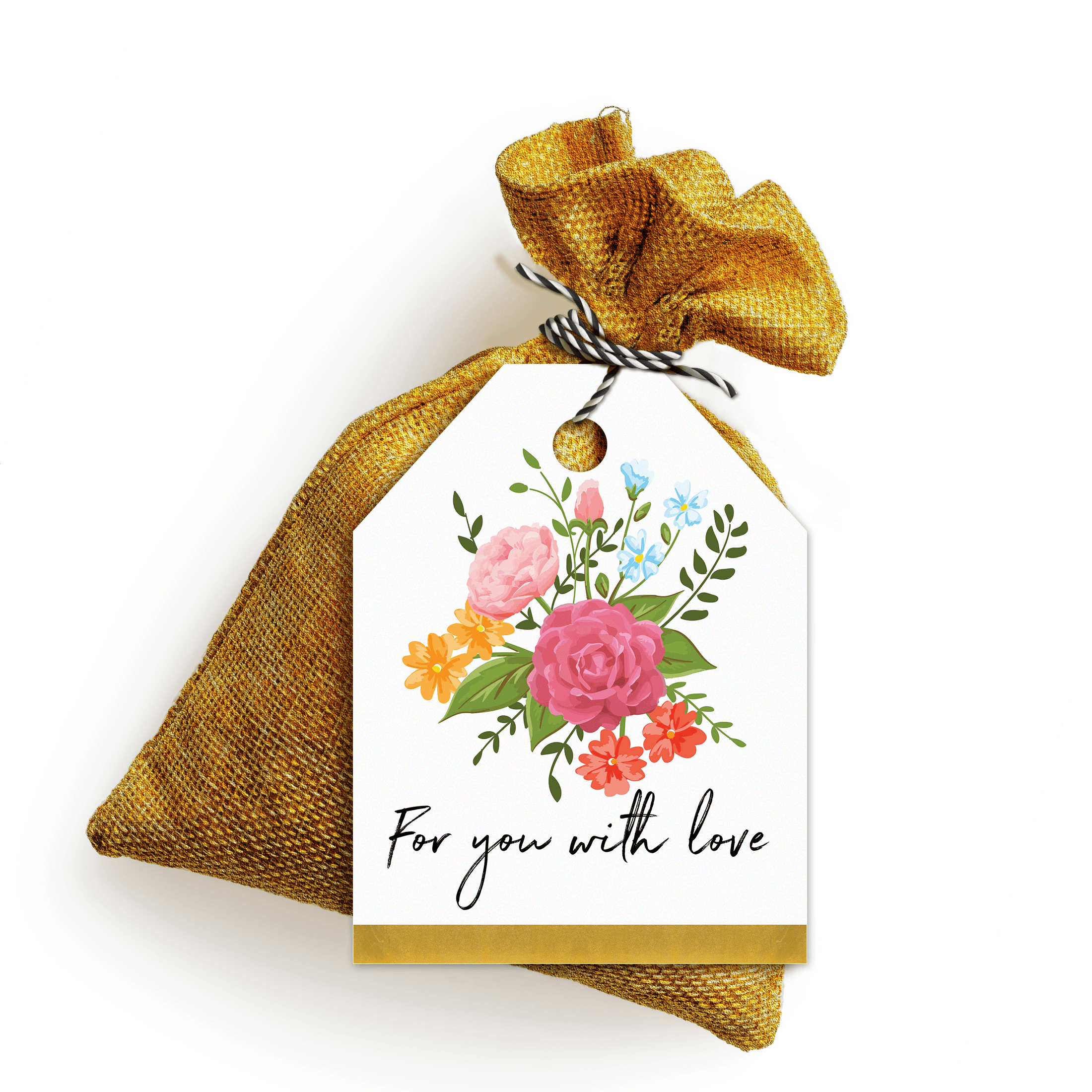 Floral Roses Gift Tags - Pro Supply Global