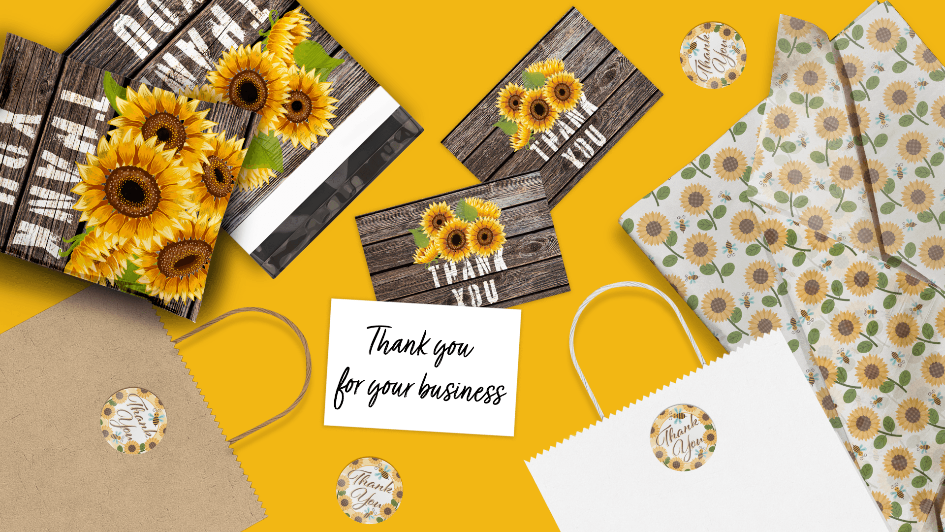 Sunflowers Insert Cards - Pro Supply Global