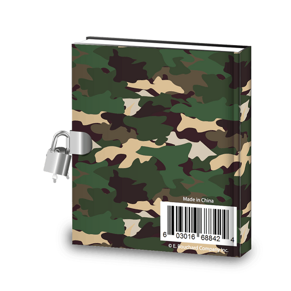 Value Packs of Kids Camo Army Diary w/Lock, Stickers & Activities (Single, 10, 20 or 100 ct) - Pro Supply Global
