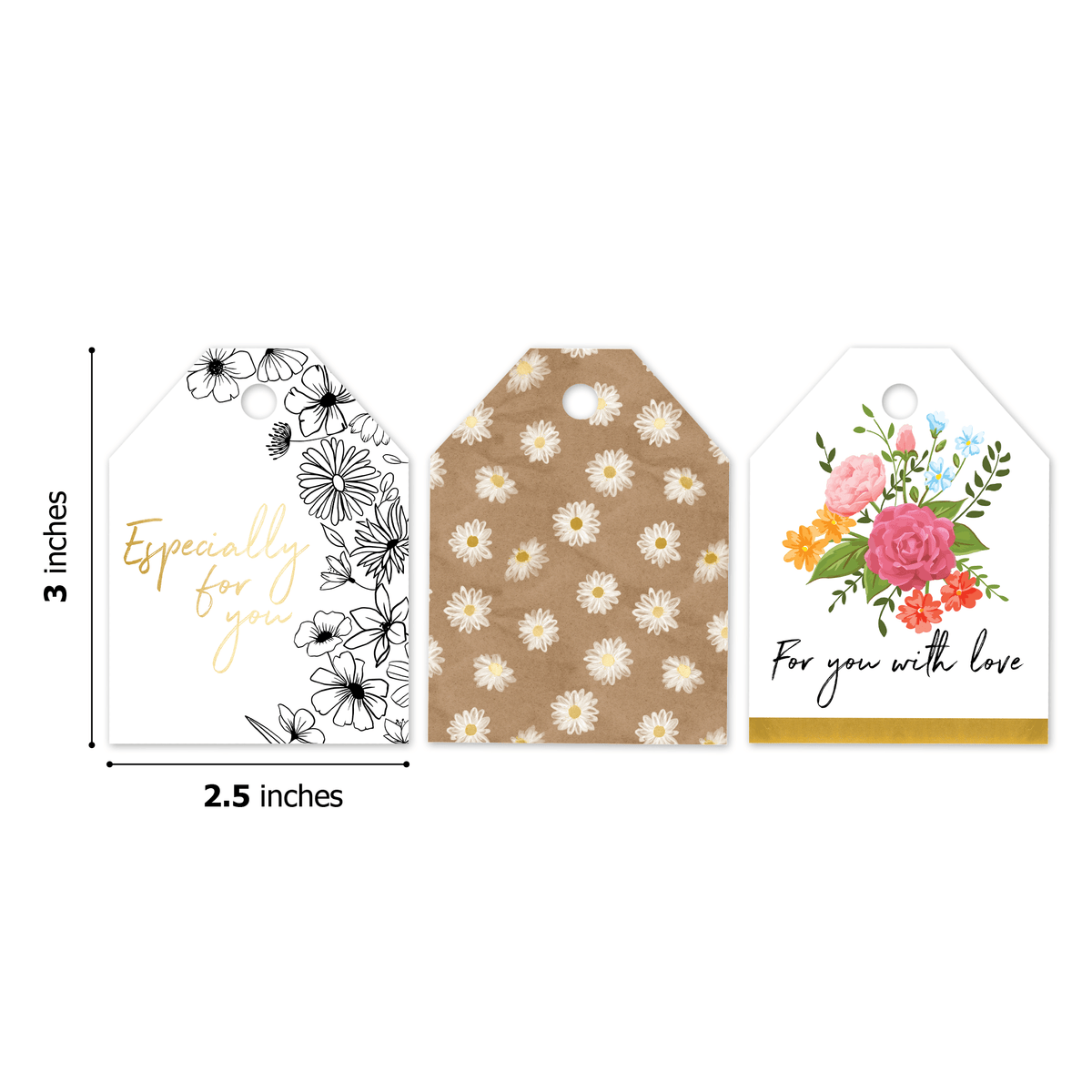 Floral Assortment Gift Tags - Pro Supply Global