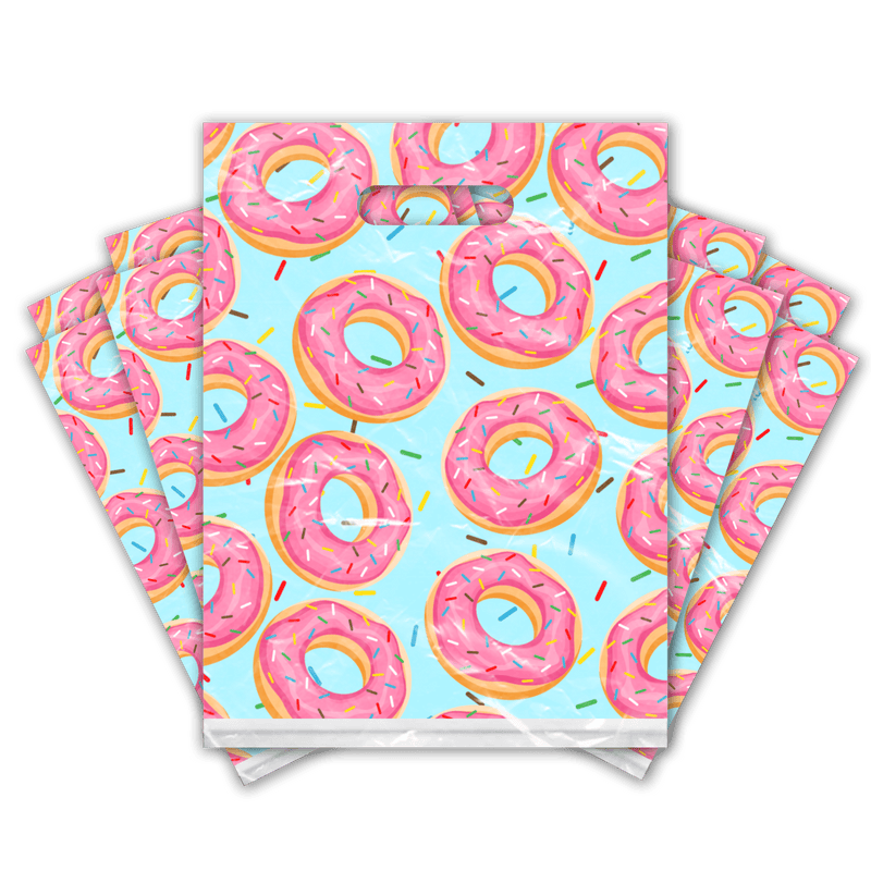 Sprinkled Donuts Designer Poly Merchandise Premium Printed Bags