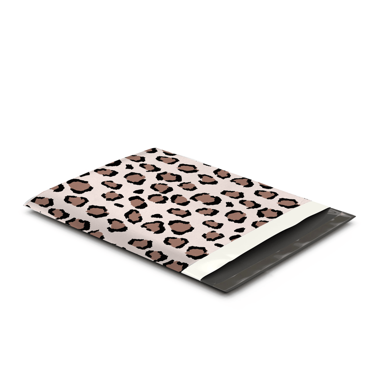 12x15" Leopard Print Designer Poly Mailers Shipping Envelopes Premium Printed Bags - Pro Supply Global