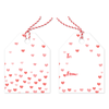 Fading Hearts Gift Tags