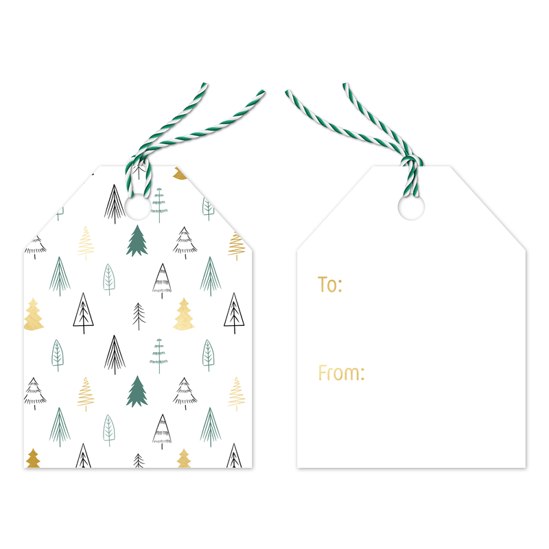 Fir Trees Gift Tags Pro Supply Global