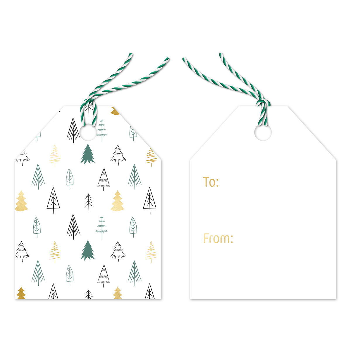 Fir Trees Gift Tags Pro Supply Global