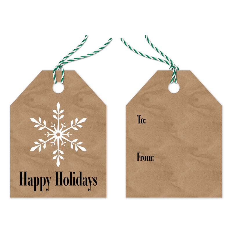 Happy Holidays Assortment Gift Tags - Pro Supply Global