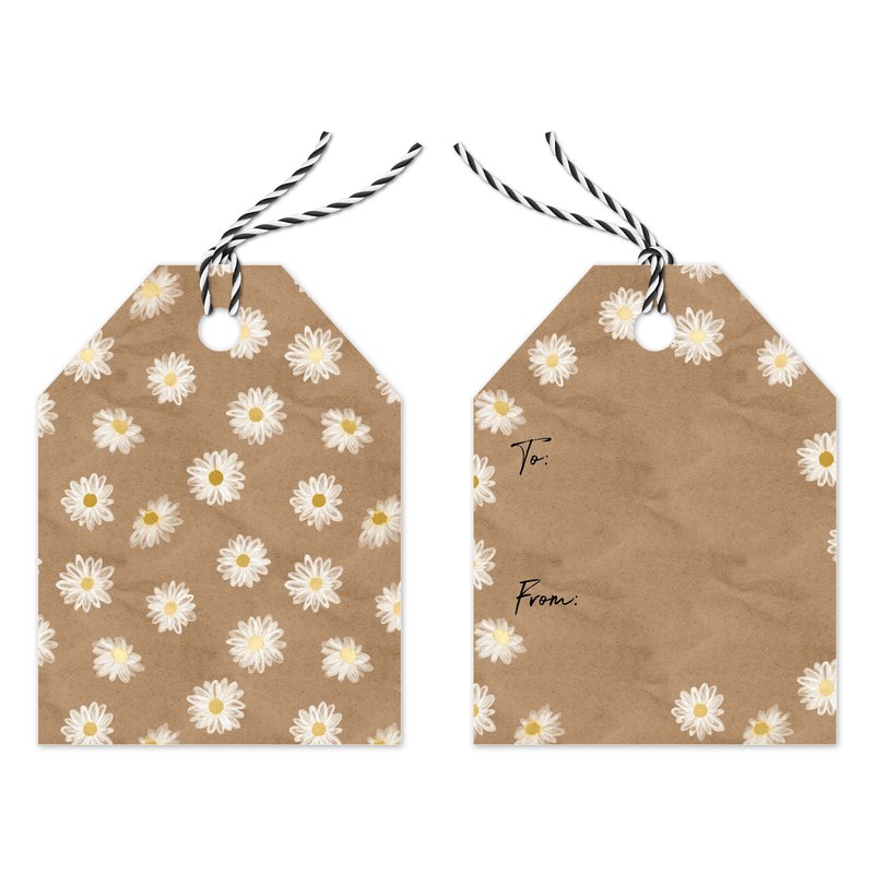 Daisies Flowers Gift Tags Pro Supply Global