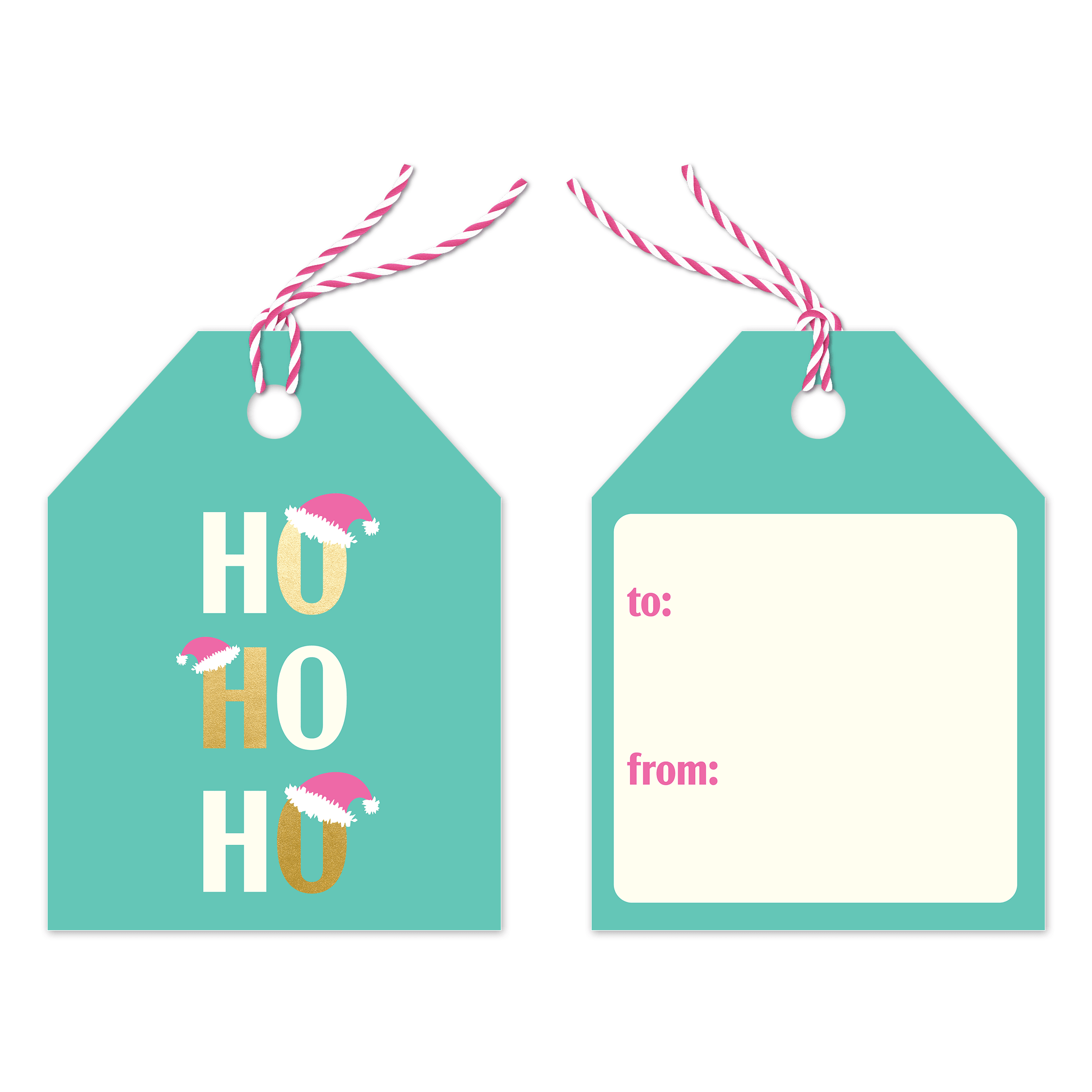 HO HO HO Christmas Gift Tags Pro Supply Global