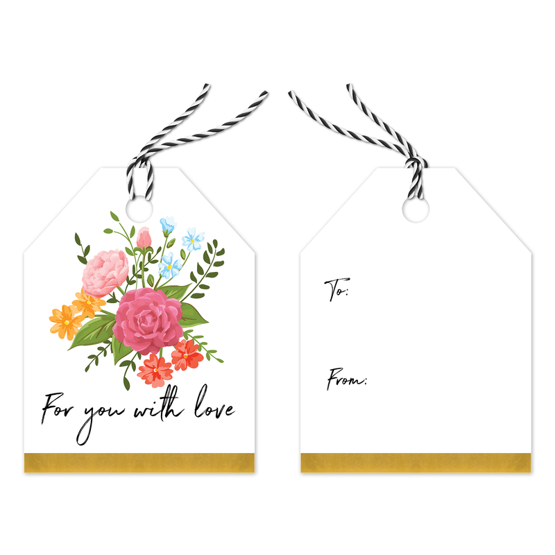 For You With Love Flora Gift Tags Pro Supply Global