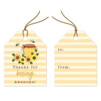 Sunflower and Bees Gift Tags Pro Supply Global