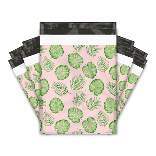 Palm Leaves Designer Poly Mailers Shipping Envelopes Premium Printed Bags