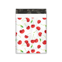 10x13 Cherries Designer Poly Mailers Shipping Envelopes Premium Printed Bags - Pro Supply Global