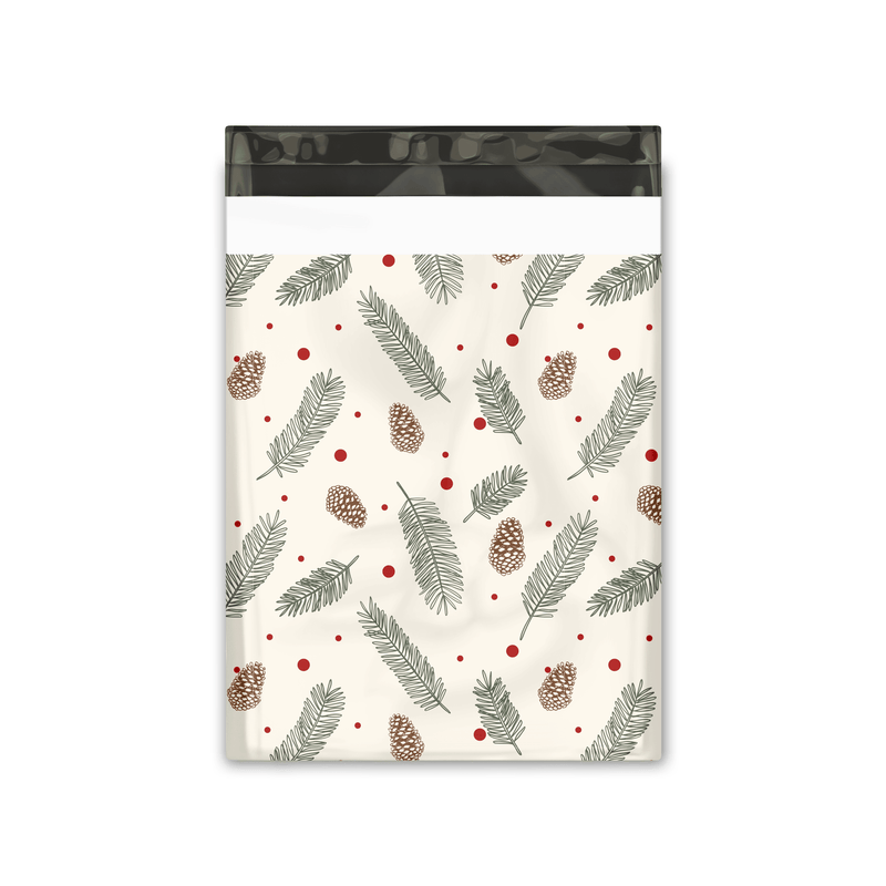 10x13 Pinecones Designer Poly Mailers Shipping Envelopes Premium Printed Bags - Pro Supply Global