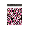 12x15" Pink Leopard Print Designer Poly Mailers Shipping Envelopes Premium Printed Bags - Pro Supply Global