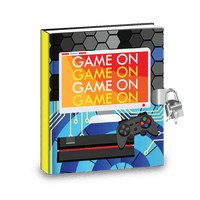 Gamers Game On Diaries with lock , sticker and activities pro supply global