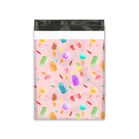 10x13 Ice Cream Designer Poly Mailers Shipping Envelopes Premium Printed Bags - Pro Supply Global