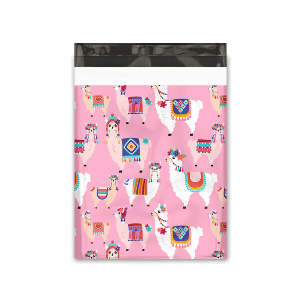 10x13 Extra Thick Heavy Duty Lovely Llama Designer Poly Mailers Shipping Envelopes Premium Printed Bags - Pro Supply Global