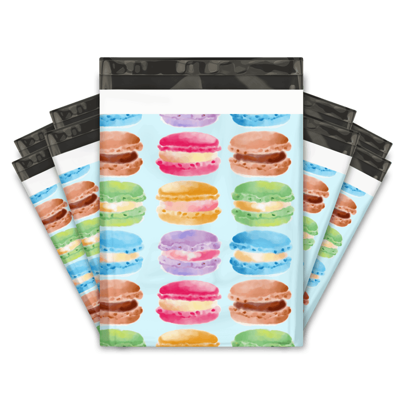 Macarons Designer Poly Mailers Bags Shipping Envelopes Pro Supply Global