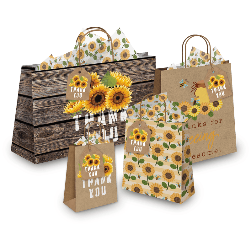Sunflower Thank You Gift Tags - Pro Supply Global