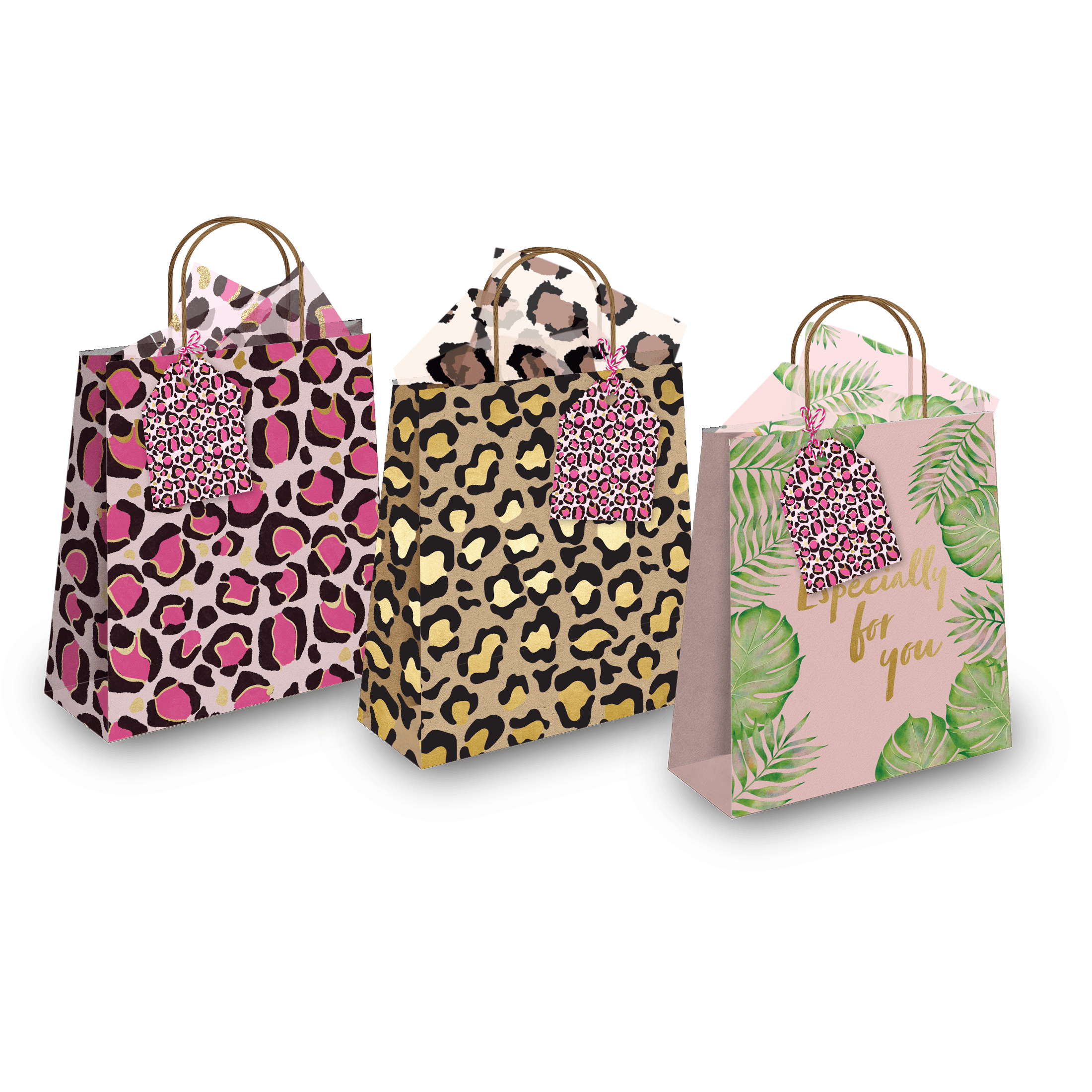 Pink Leopard Gift Tags - Pro Supply Global