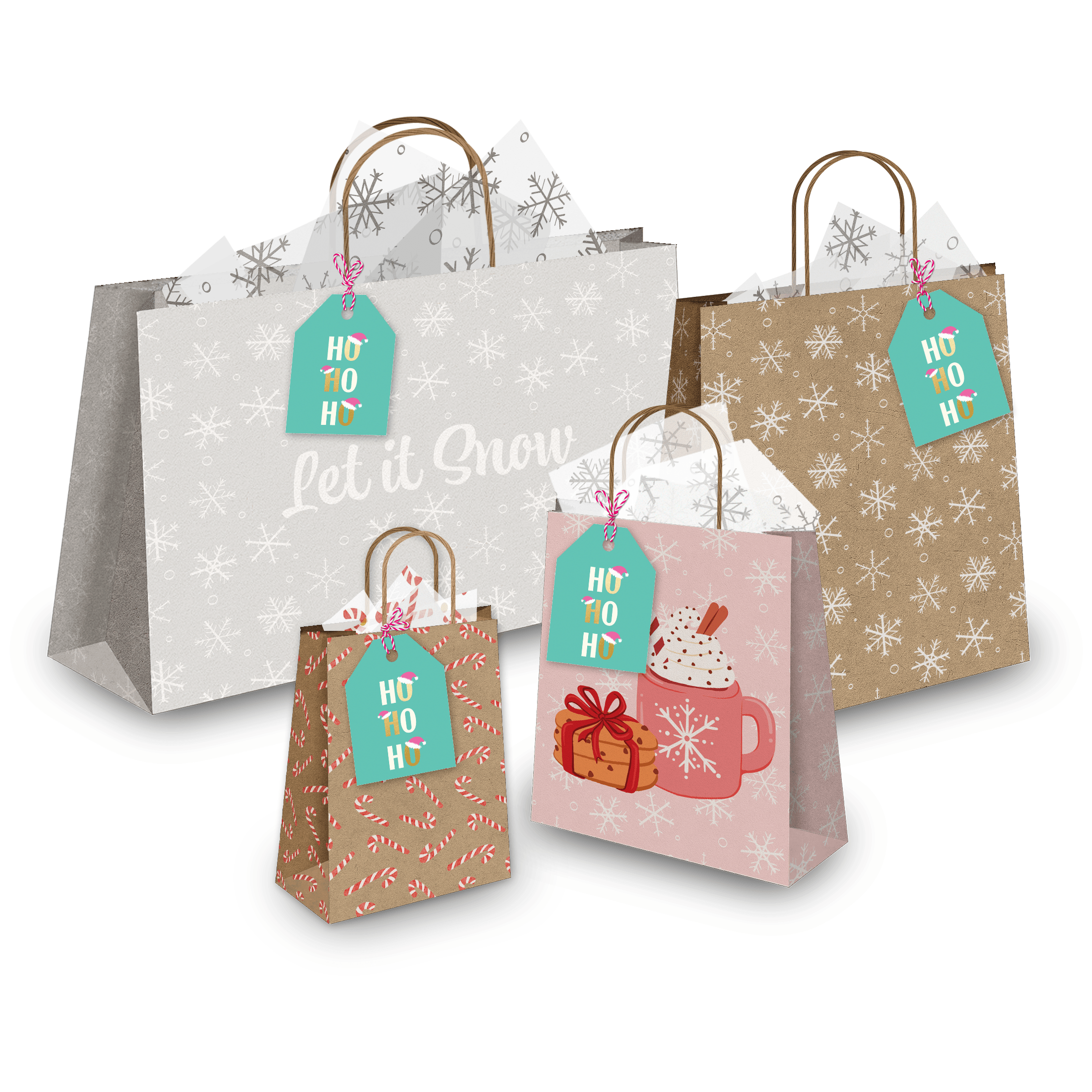 HO HO HO Gift Tags - Pro Supply Global