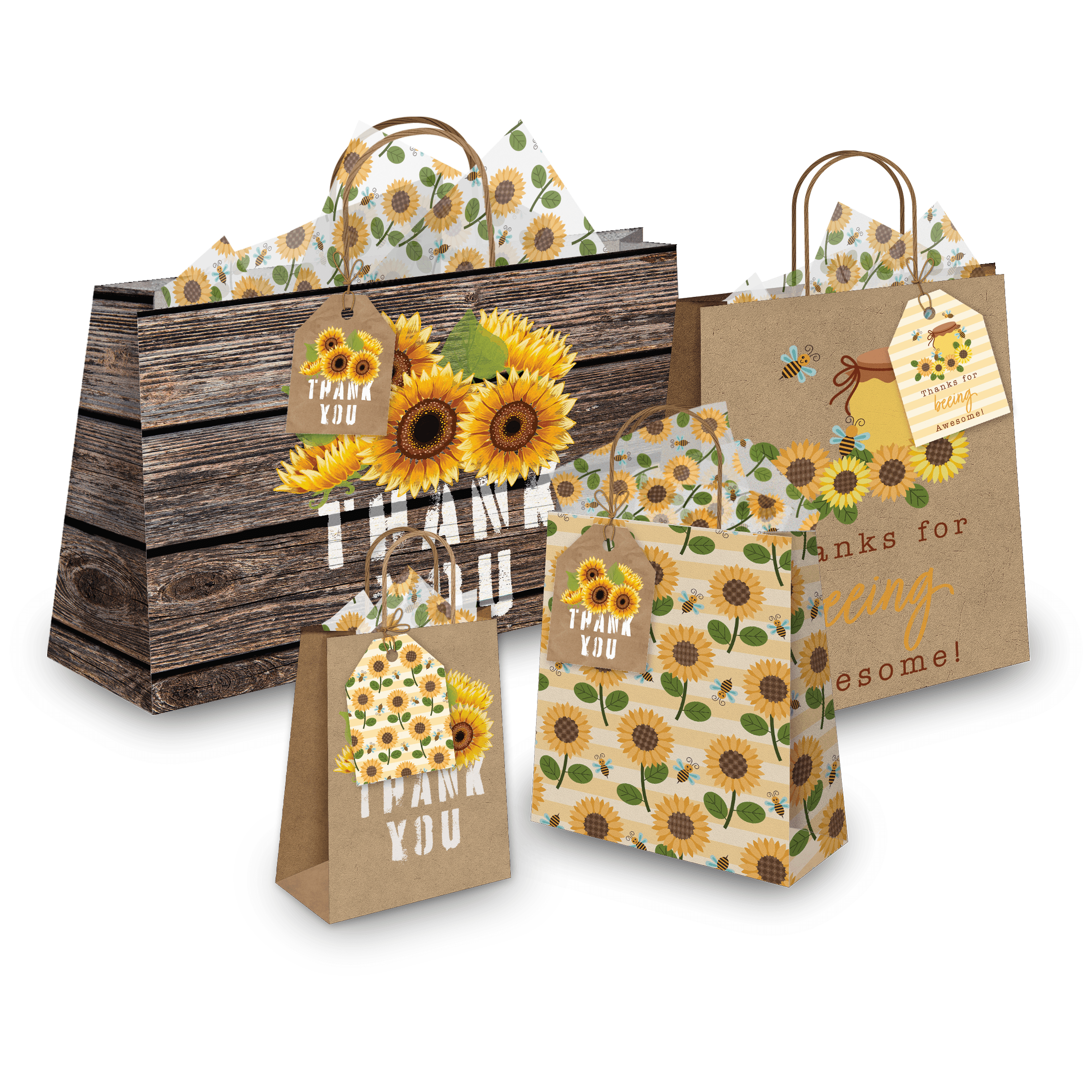 Sunflowers Assortment Gift Tags - Pro Supply Global