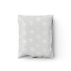 10x13 Gray Winter Snowflakes Designer Poly Mailers Shipping Envelopes Premium Printed Bags - Pro Supply Global