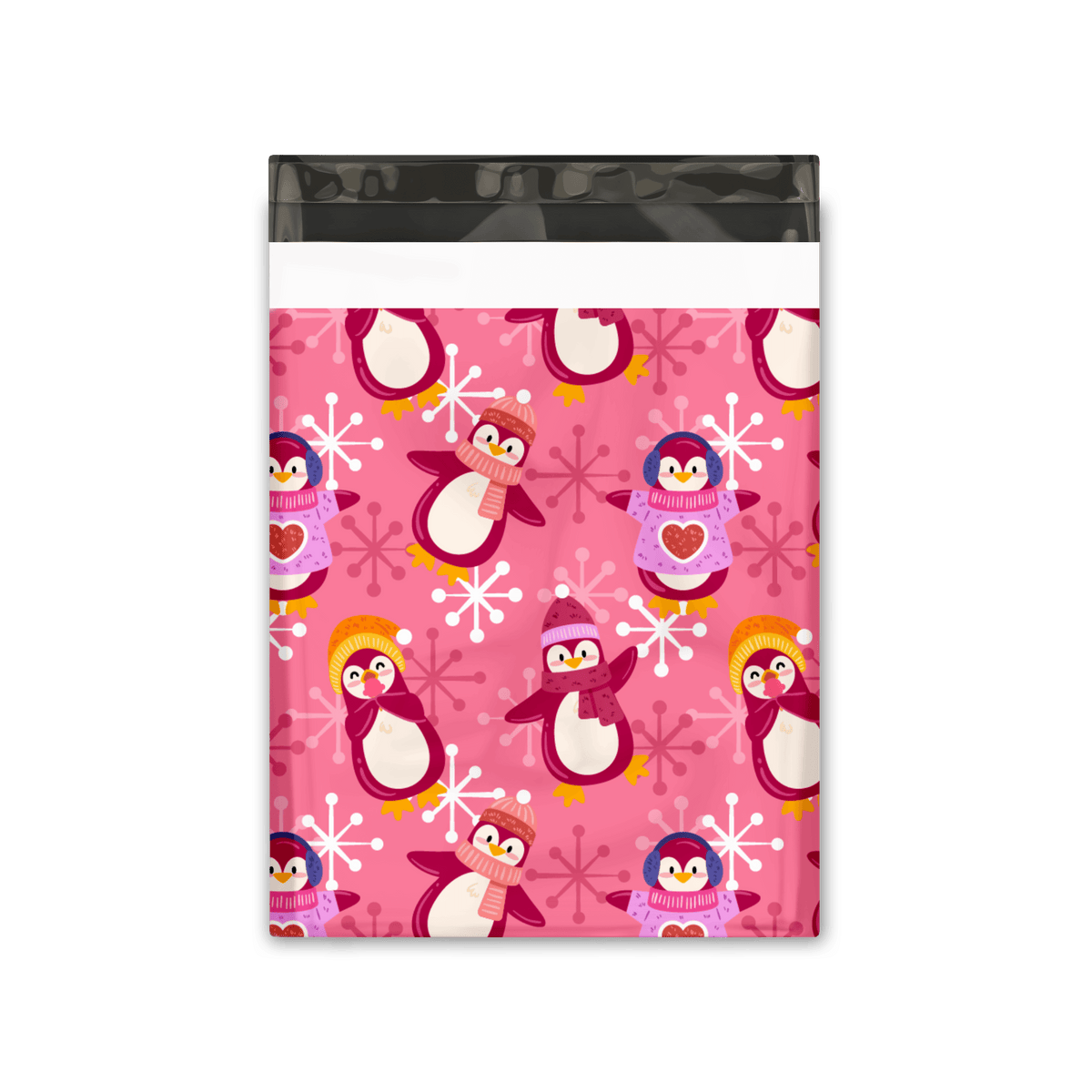 Single 10x13 Penguin Themed Poly Mailer