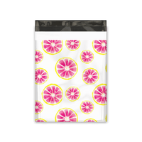 10x13 Pink Citrus Designer Poly Mailers Shipping Envelopes Premium Printed Bags - Pro Supply Global
