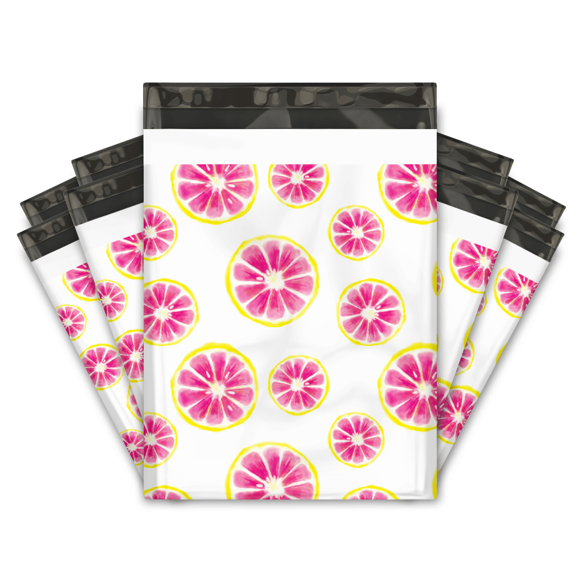 Pink Citrus Designer Poly mailers bags Pro supply Global