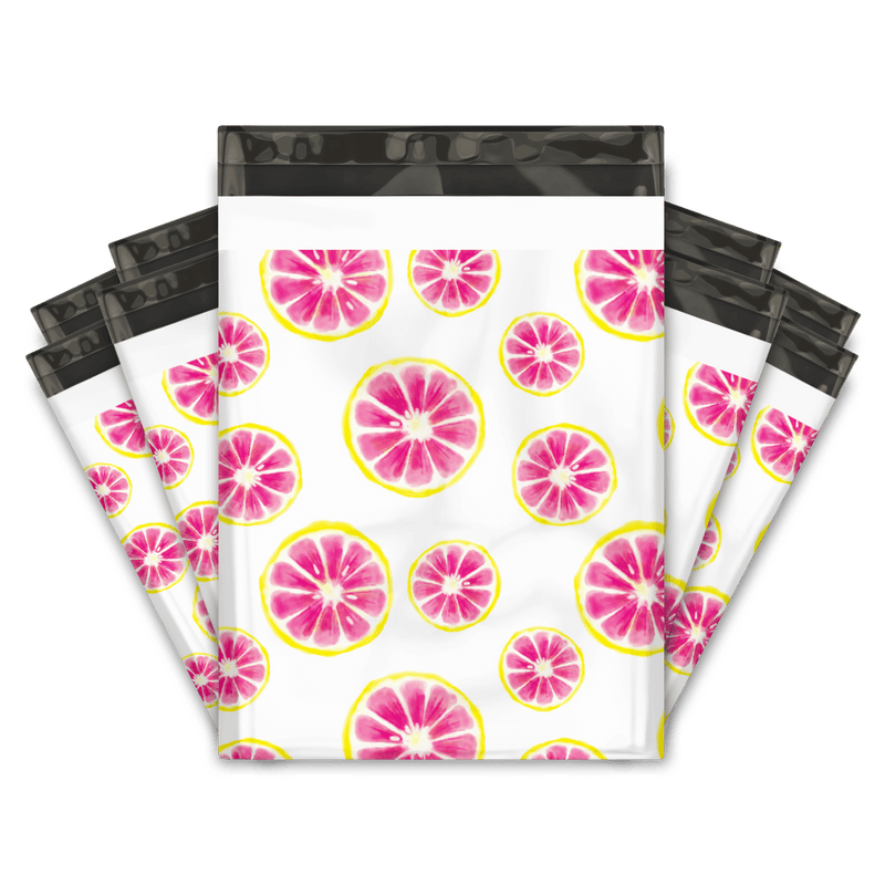 Pink Citrus Designer Poly mailers bags Pro supply Global